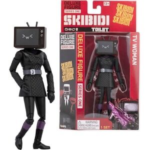 NEW - Skibidi Toilet Series One TV Woman Deluxe Figure